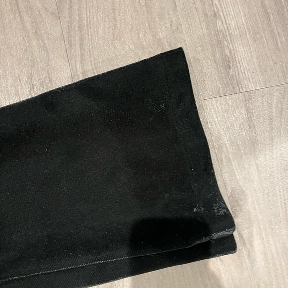 BLACK LOW RISE STRETCHY PANTS - Picture 7 of 9